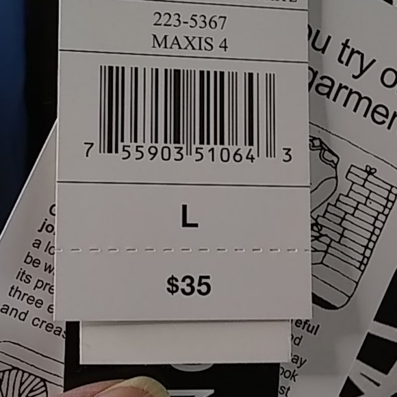 Maxi Dress, Sleeveless, Size L, Black/White - Picture 6 of 10